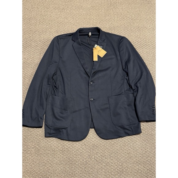 PJ Paul Jones Blazer Men's Size 2XL Blue Sports Coat Jacket Career Business NEW - Picture 1 of 7